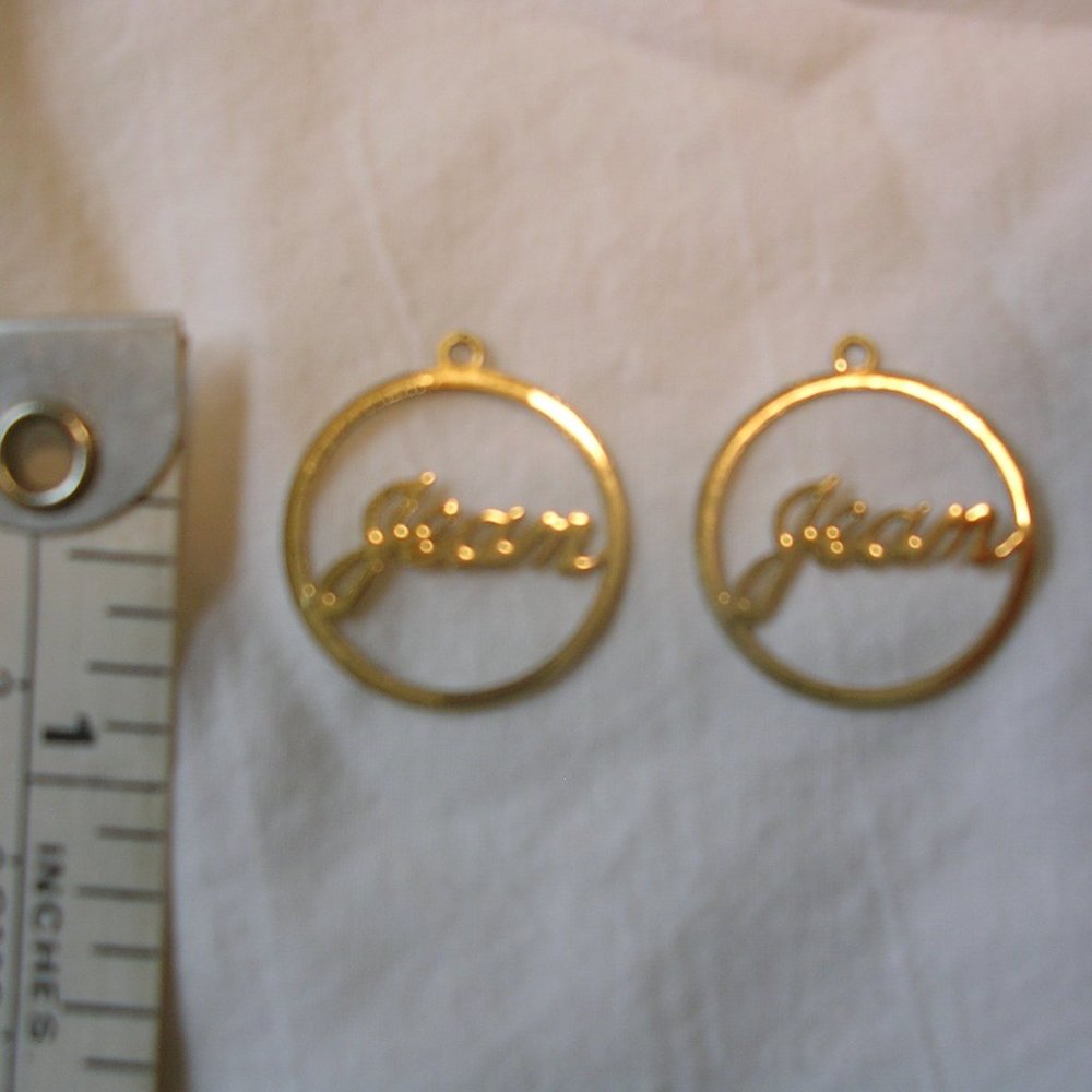 Jean Earrings, vintage (1970s)